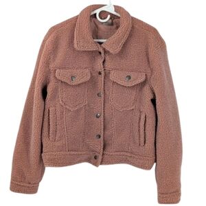 NWT Jou Jou faux fur jacket size Large !